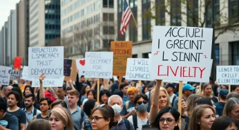 Protests Erupt Across Georgia Against Trump Administration