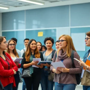 Teachers participating in orientation at Atlanta Public Schools