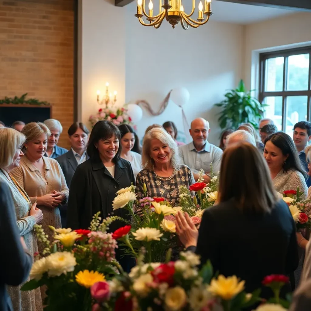 Community gathering celebrating Carol K. Ballance's life
