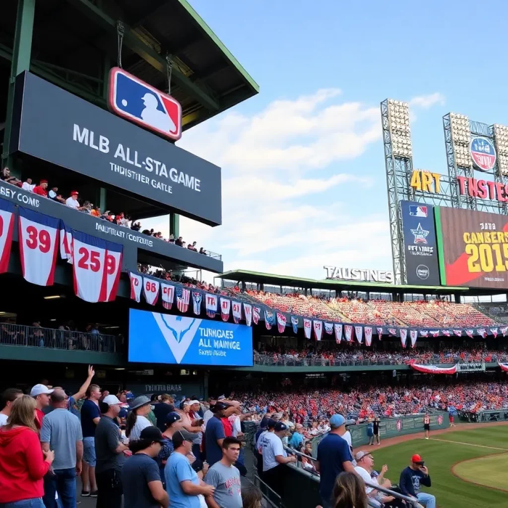 MLB All-Star Game scene at Truist Park in Atlanta