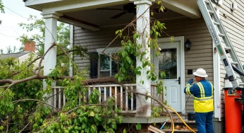 Elderly Woman Suffers Power Outage After Tree Collapse