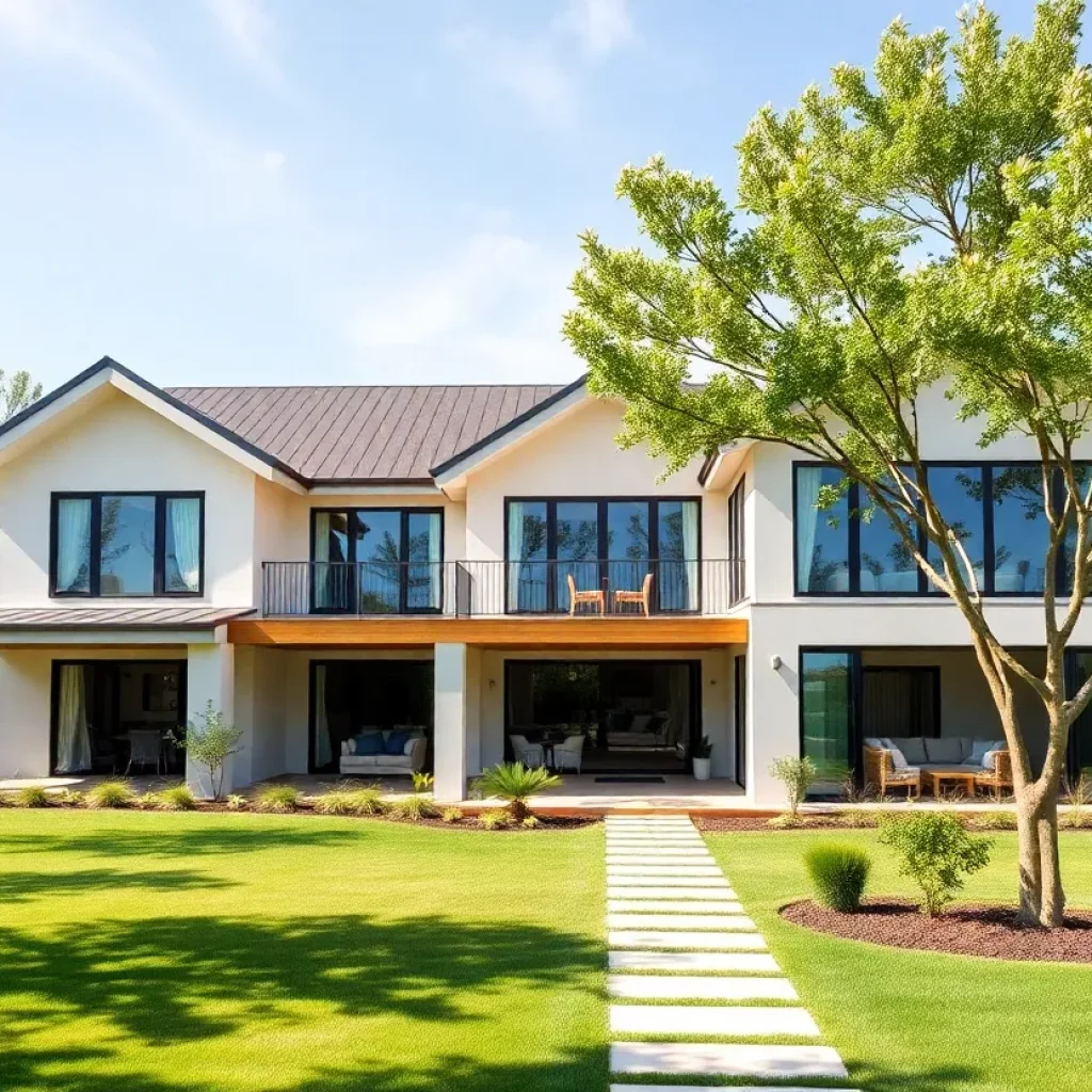 Exterior of the St. Jude Dream Home located in Palisades at Sawnee Village