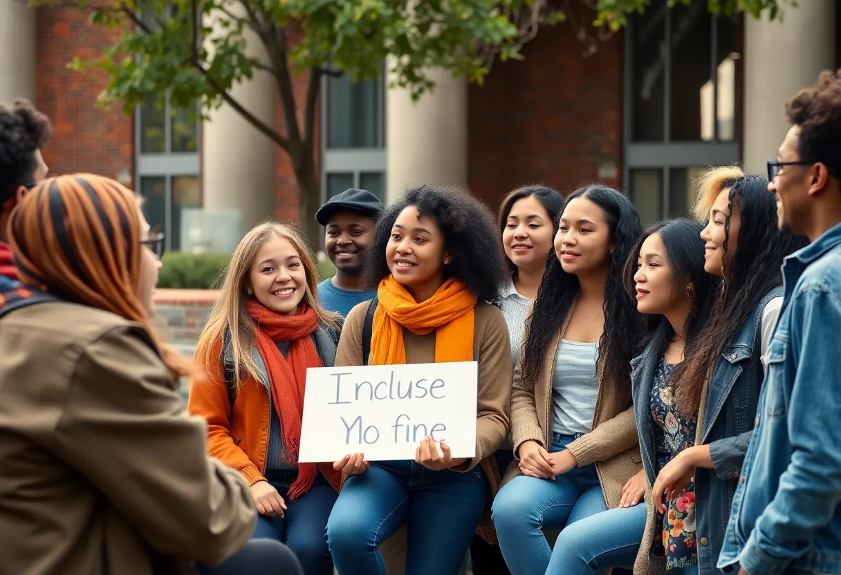 University students united for inclusivity and diversity advocacy