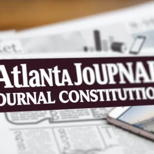 Logo of the Atlanta Journal-Constitution showcasing digital transformation