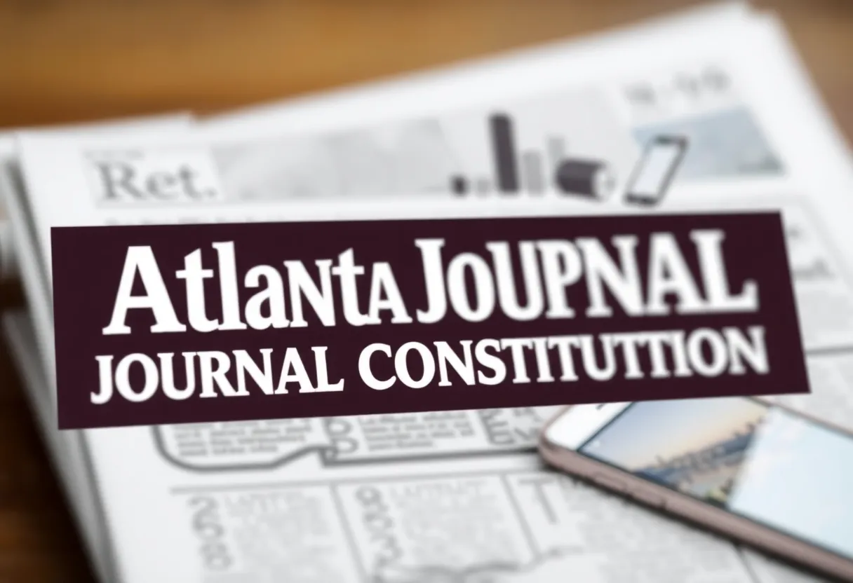 Logo of the Atlanta Journal-Constitution showcasing digital transformation