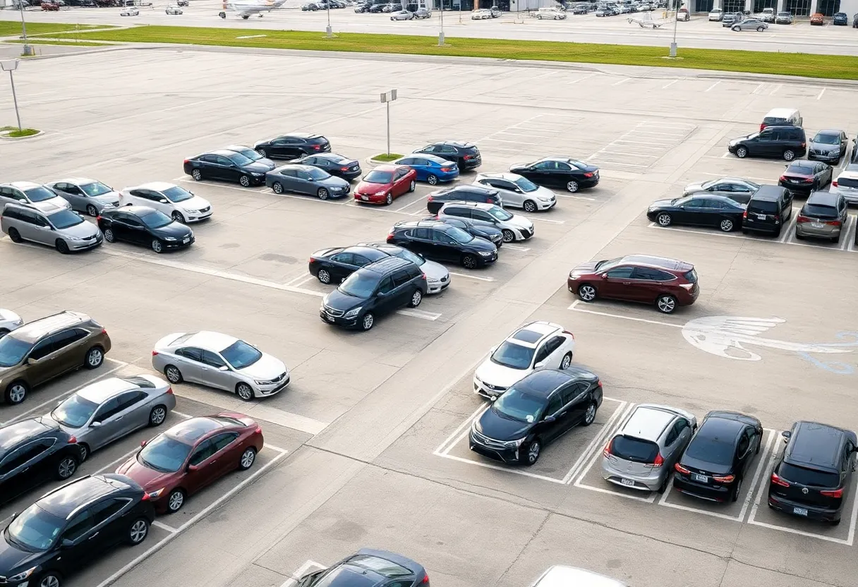 Parking area at Hartsfield-Jackson Atlanta International Airport