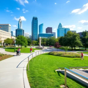 People exploring accessible attractions in Atlanta