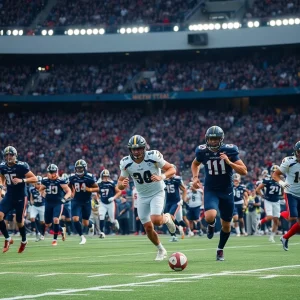 Atlanta Falcons players during pre-season practice