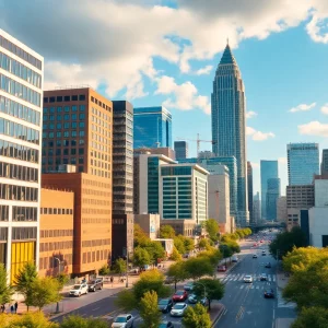 Cityscape of Atlanta focusing on job opportunities