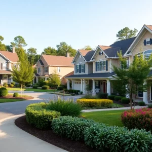 Well-maintained suburban homes in Atlanta, showcasing curb appeal.