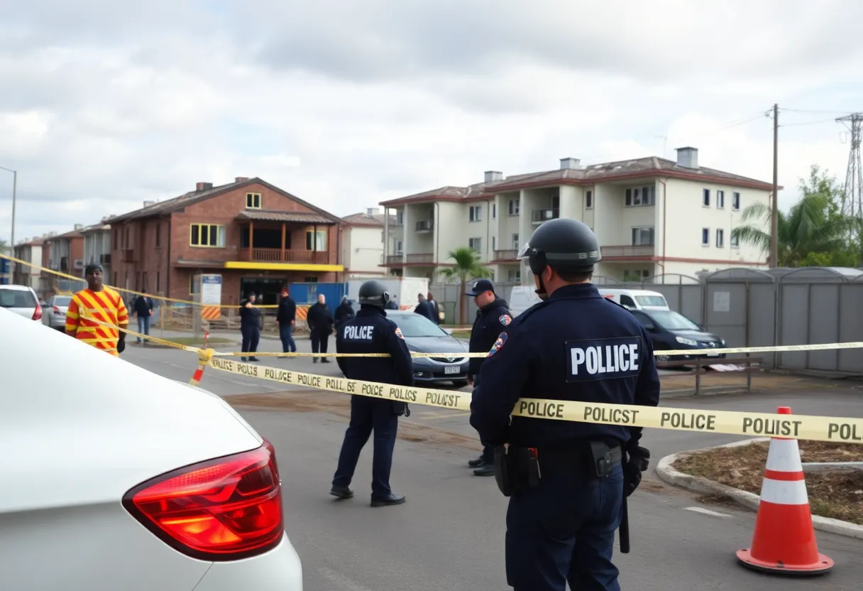 Police activity at the CDC following a shooting incident.