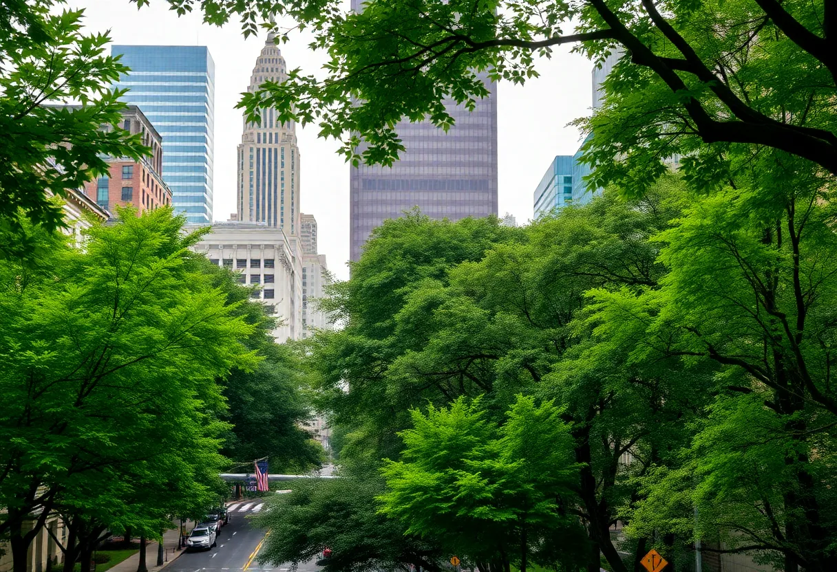Urban trees in Atlanta