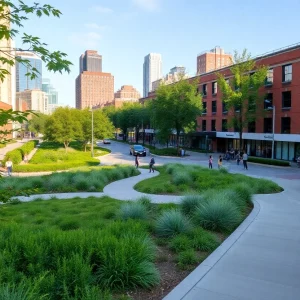 Revitalized area for the Northwest Trail of Atlanta Beltline