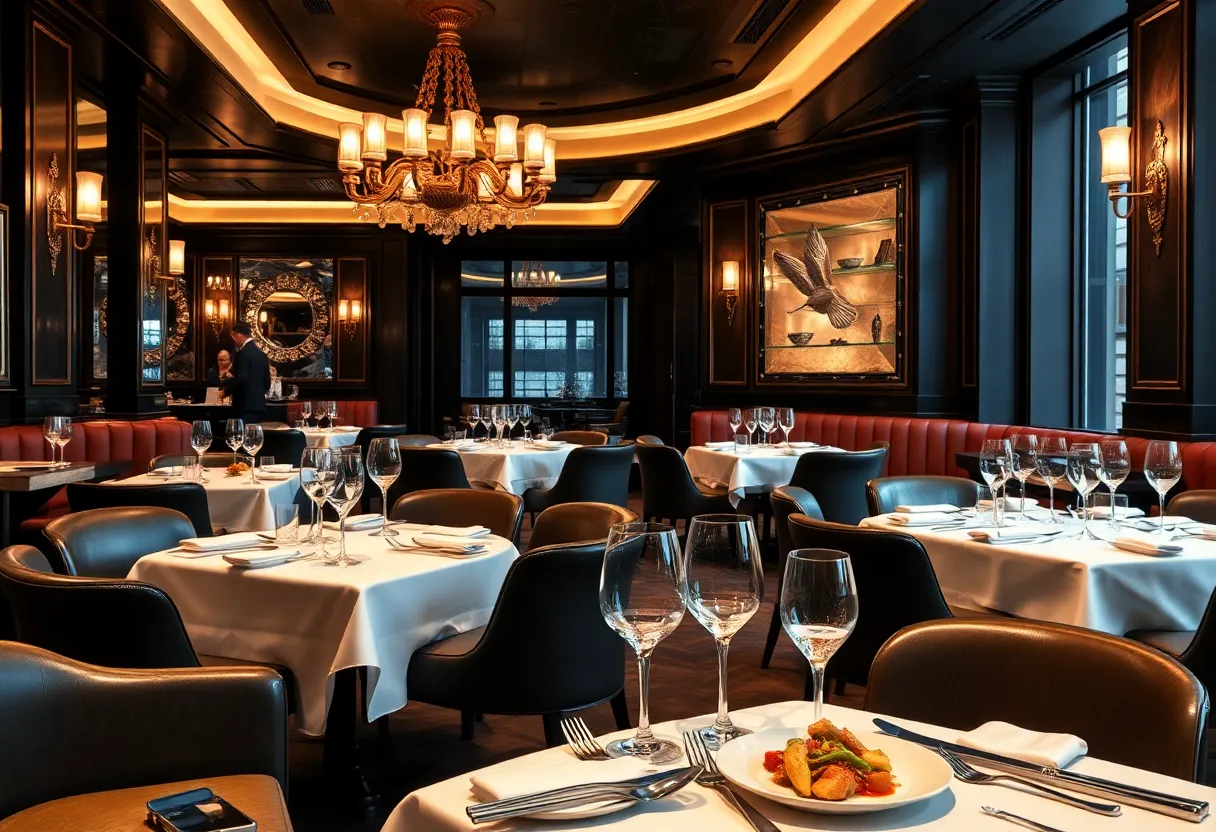 Elegant dining at Brasserie Margot in Atlanta