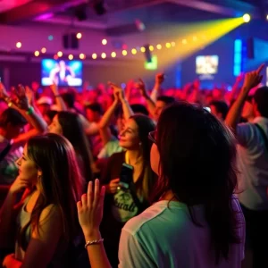 Crowd enjoying a concert in Brookhaven