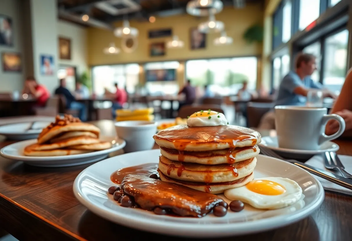Brunch spread at Toast on Lenox restaurant in Atlanta