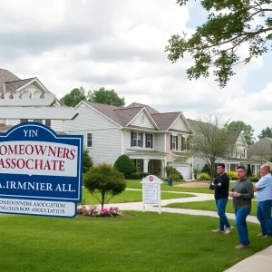 Neighborhood in Channing Cove, Fairburn, Georgia