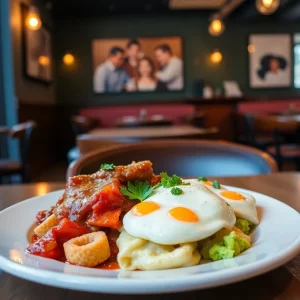 A plate of comfort food at Toast on Lenox in Buckhead