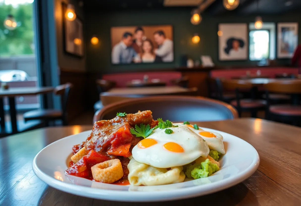 A plate of comfort food at Toast on Lenox in Buckhead