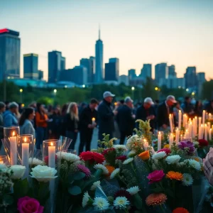 Community members gather to honor Officer David Rose