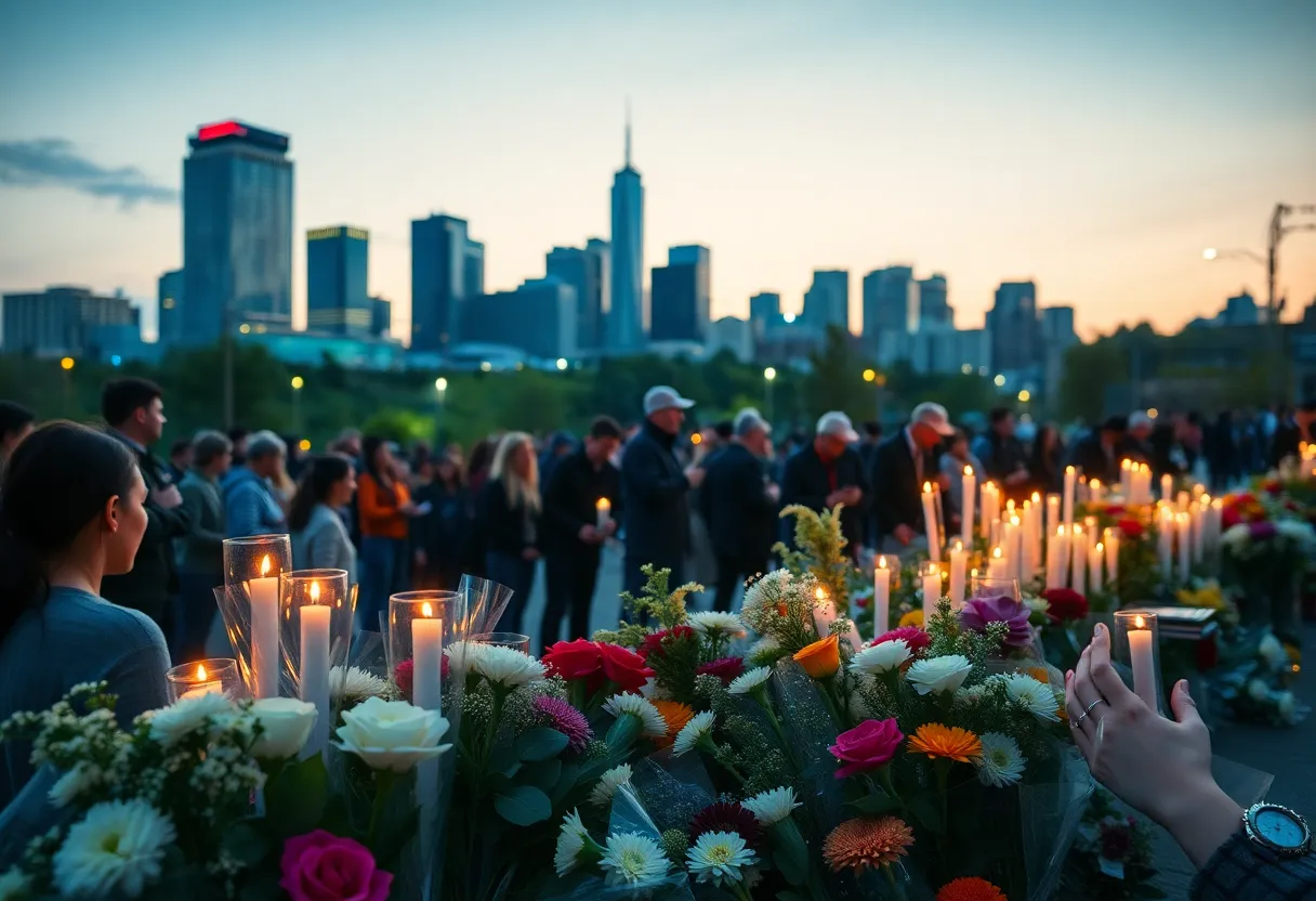 Community members gather to honor Officer David Rose