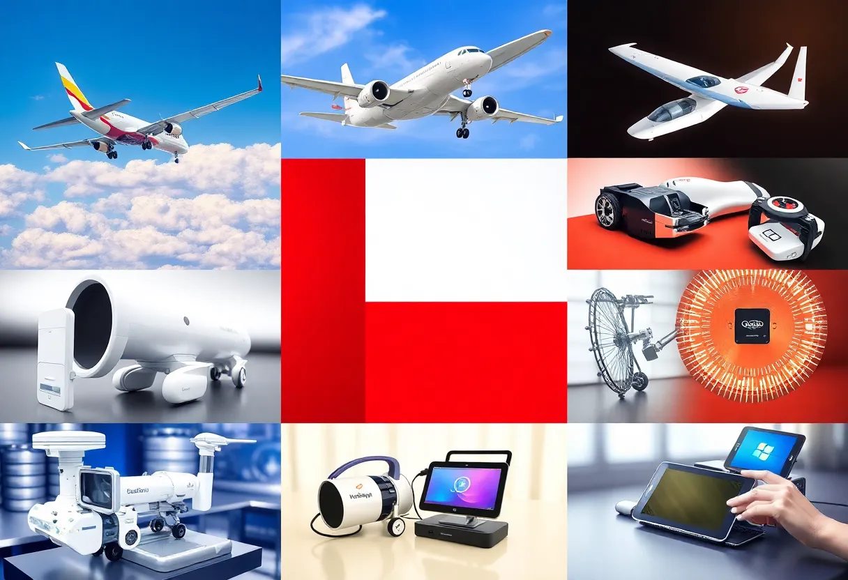 Showcasing innovative products from Georgia including aerospace and medical technologies.