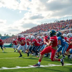 High school football teams playing at the Corky Kell Classic in Atlanta