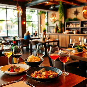 Wine and beer pairing event at Tio Lucho's Atlanta