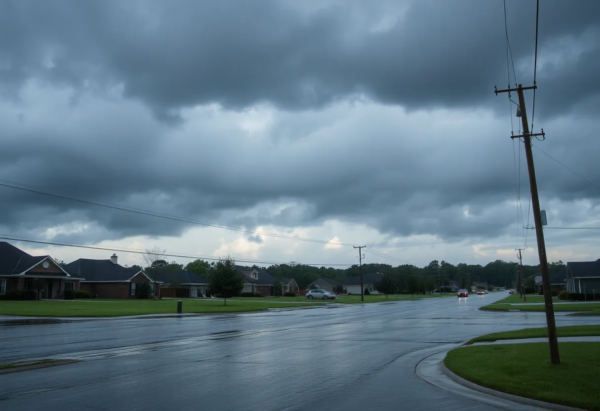 Severe flooding in northern Georgia due to heavy rain