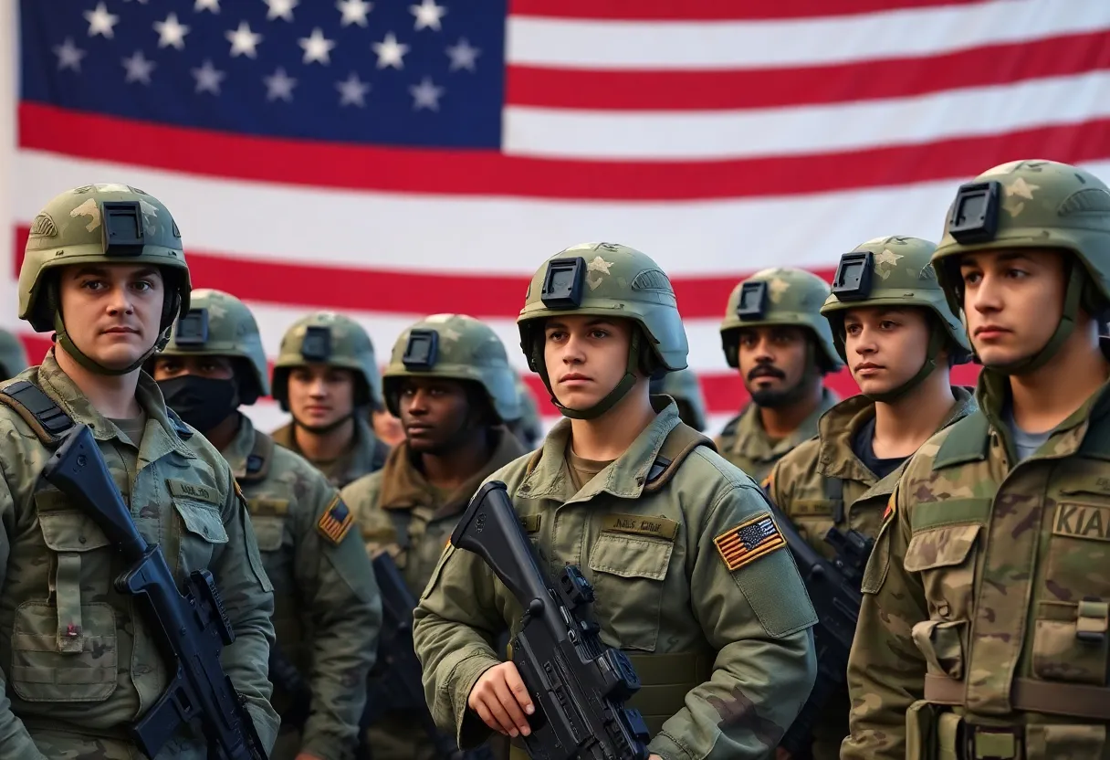 Georgia National Guard soldiers preparing for deployment