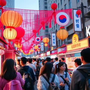 Fans enjoying a K-Pop themed event in Atlanta, Georgia