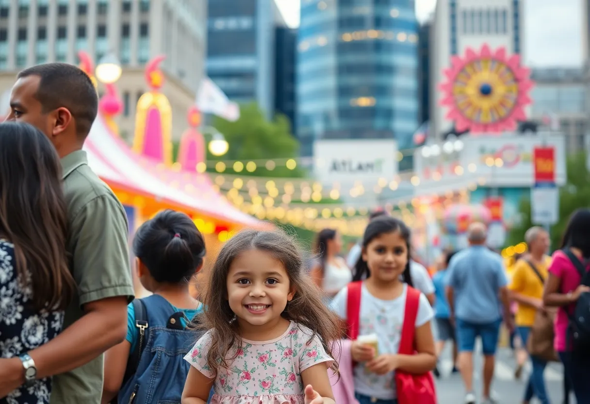 Families participating in Kids Free September event in Atlanta