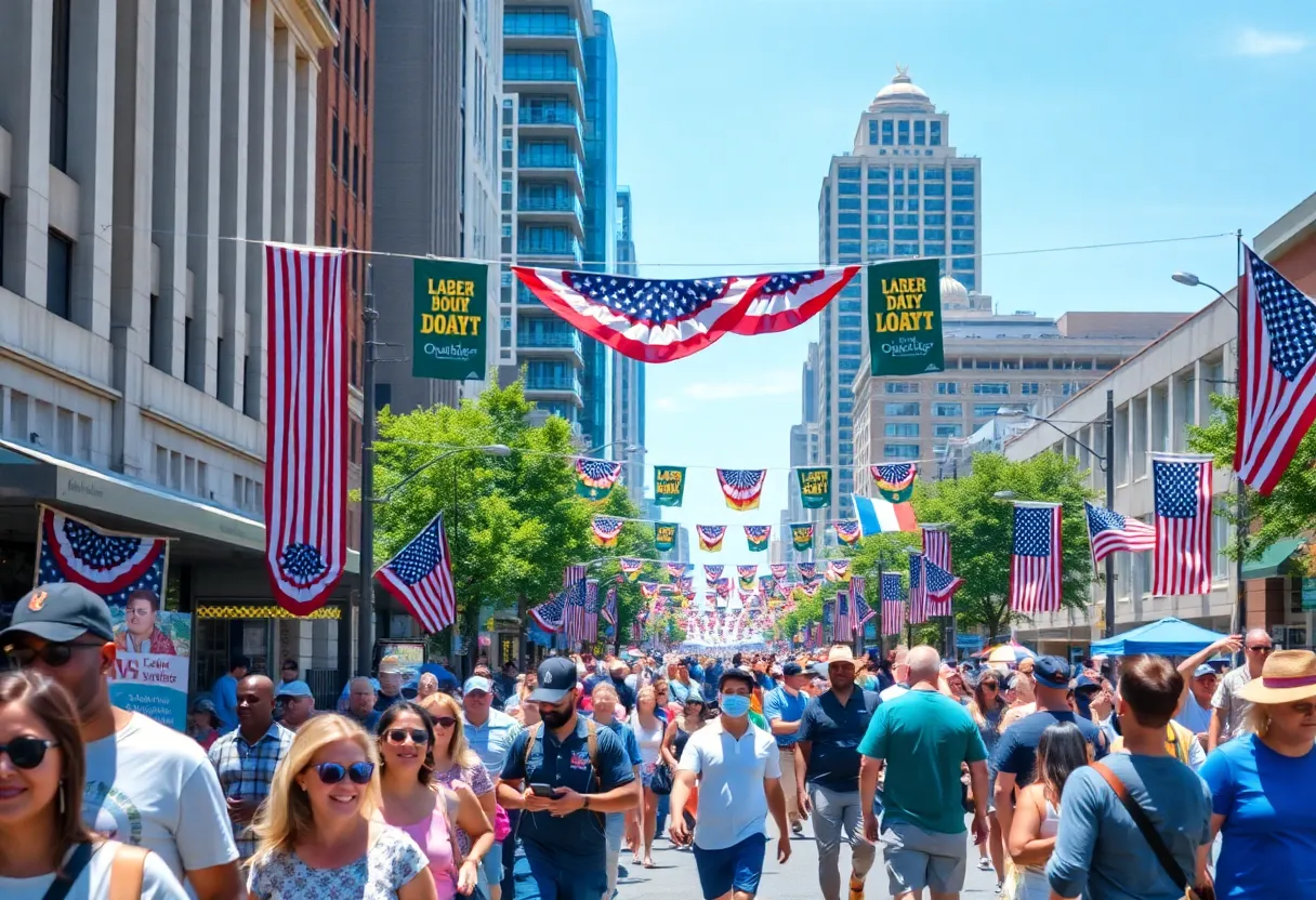 Atlanta during Labor Day weekend with diverse events and celebrations.