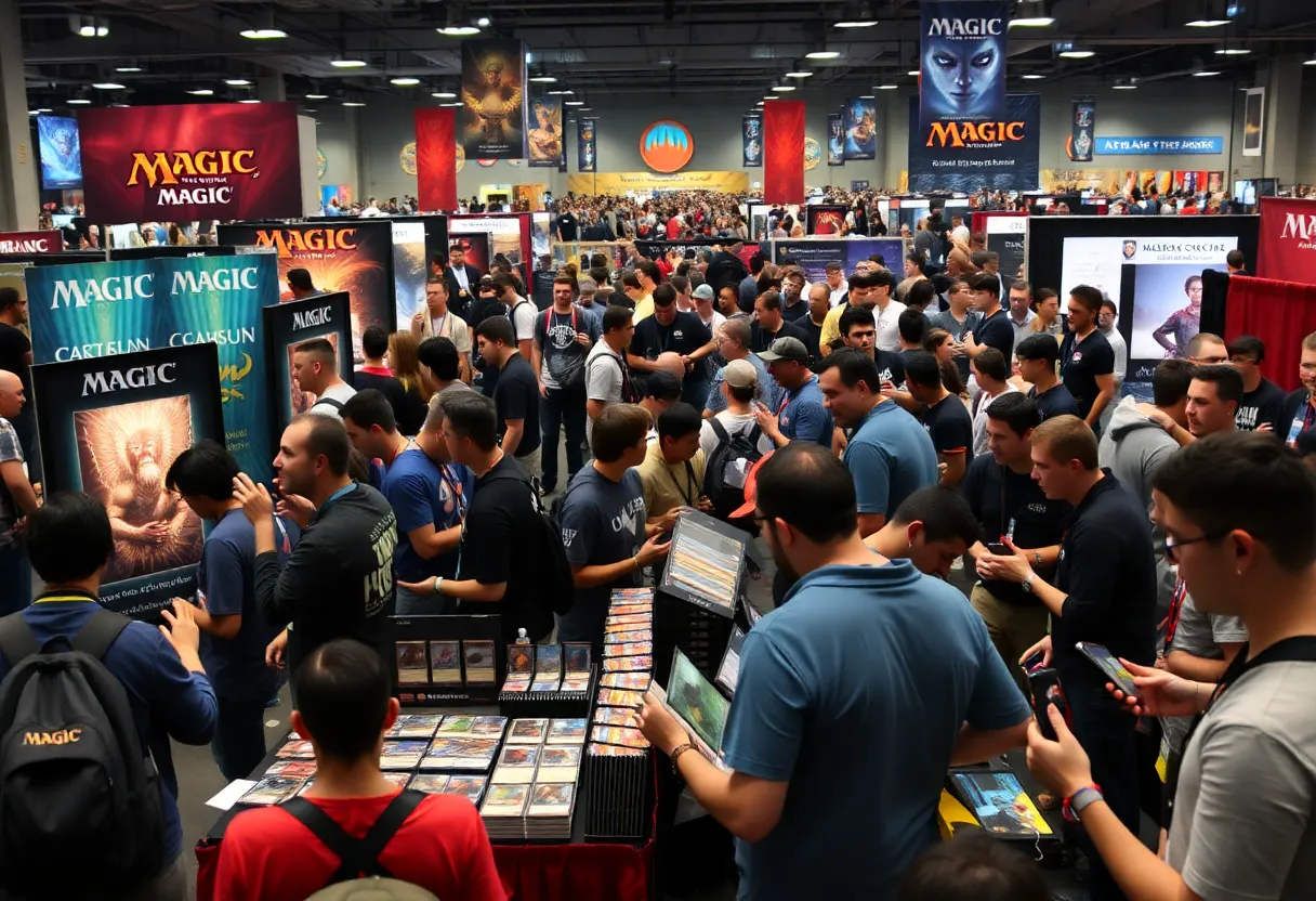 Magic: The Gathering fans at a convention in Atlanta