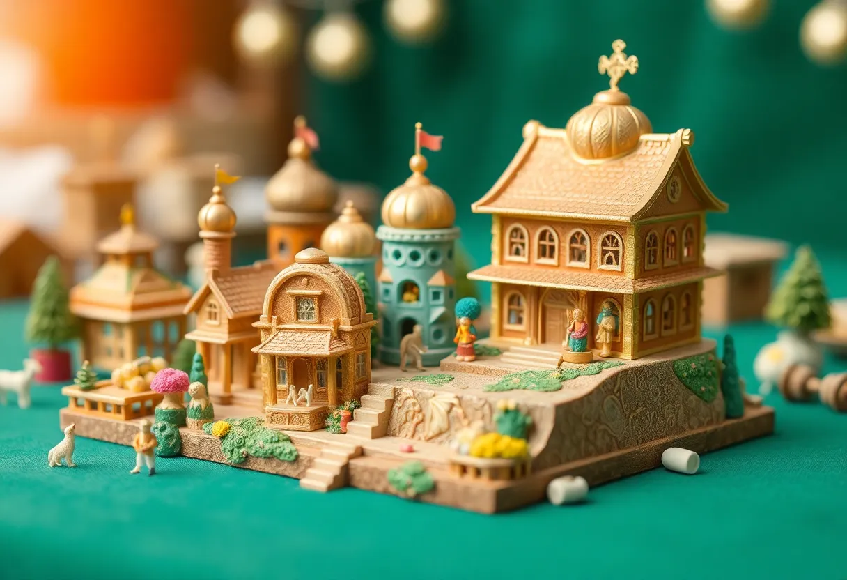 A collection of beautifully crafted miniature art pieces