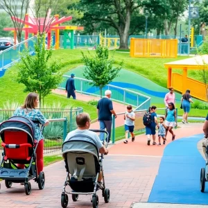 A colorful, family-friendly park in Atlanta with accessible facilities.
