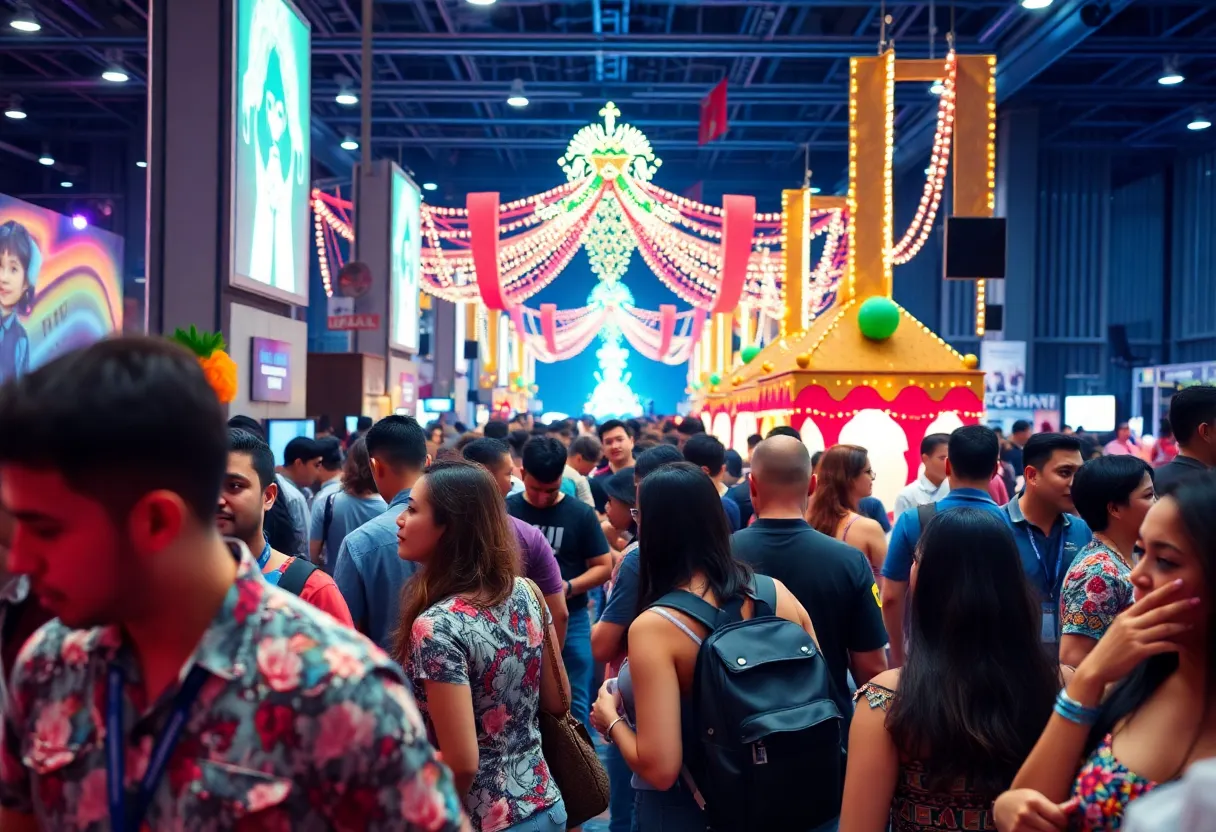 RenderATL conference event showcasing networking among tech enthusiasts