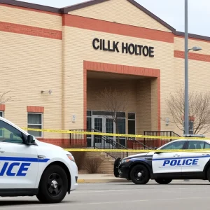 Police response at Skipstone Academy after gun fired