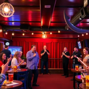 Comedians performing at Squids N Giggles comedy night at Argosy