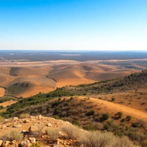 Scenic view of Texas Hill Country, representing the political atmosphere.