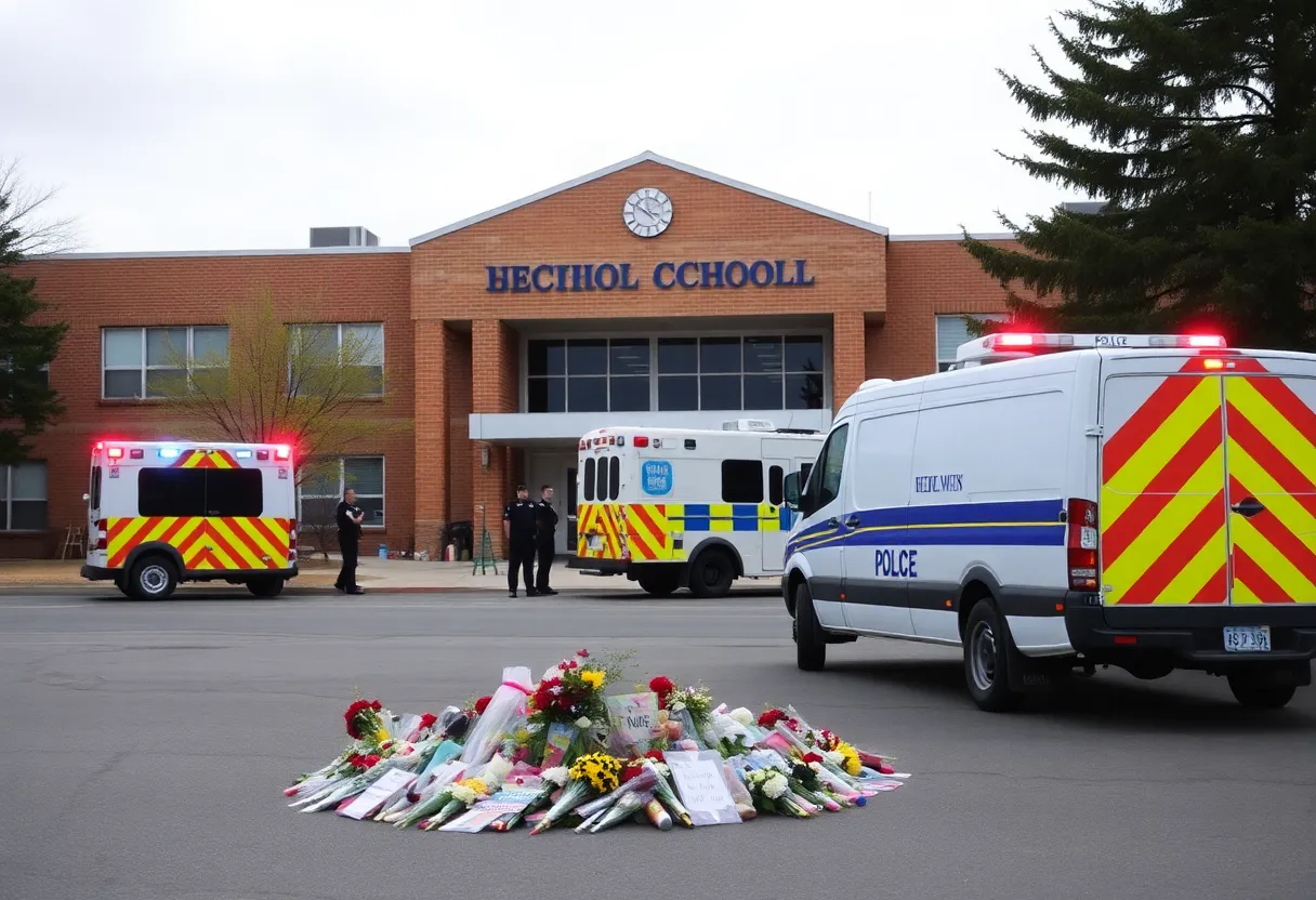 Community memorial for the Apalachee High School shooting victims