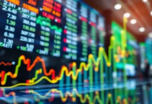 Illustration of stock market trends related to Atlanta Electricals