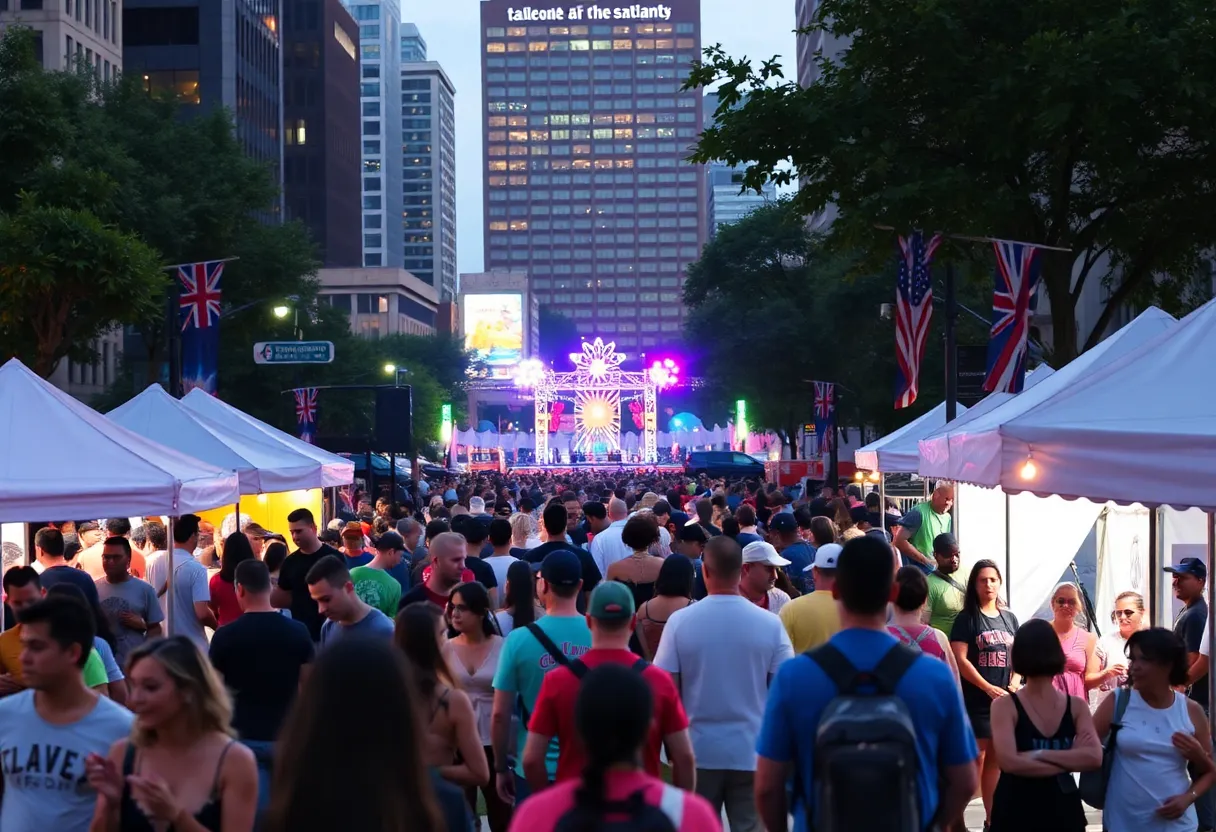 Various events happening in Atlanta including concerts and festivals