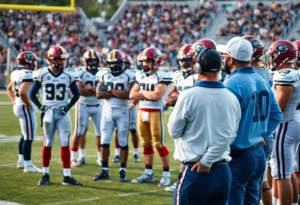 Atlanta Falcons coaching changes during a game