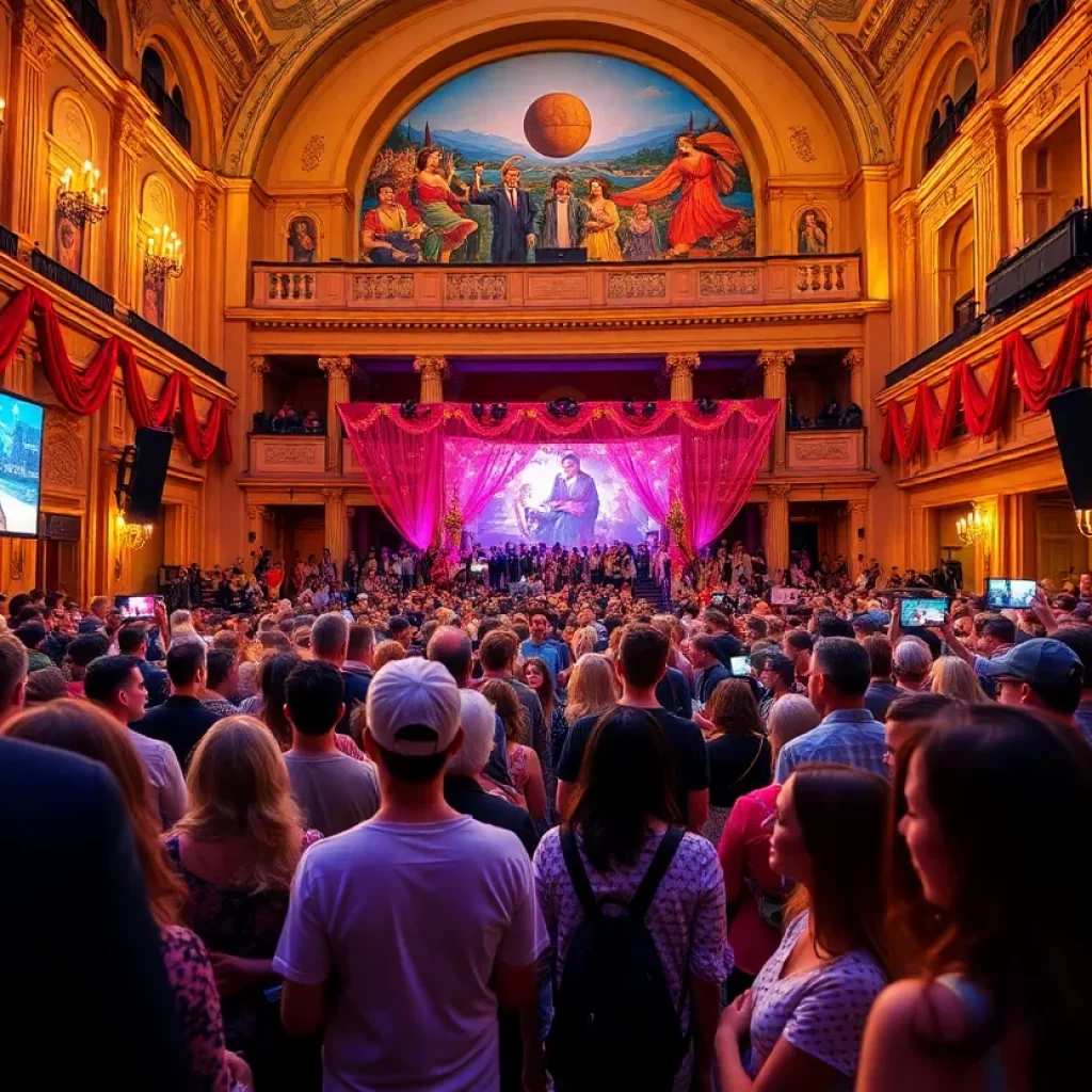 Scene from the Atlanta Greek Film Expo at Tara Theatre