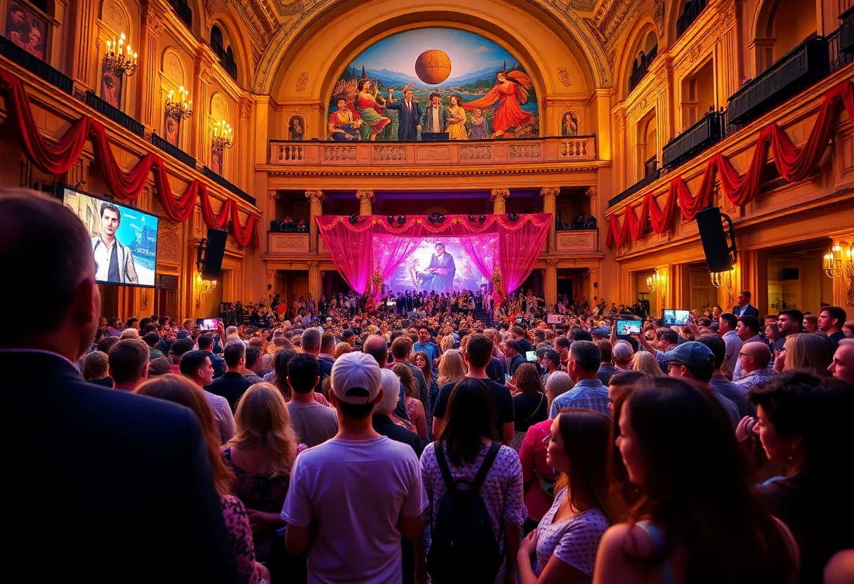 Scene from the Atlanta Greek Film Expo at Tara Theatre