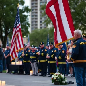 Ceremony in Atlanta commemorating Patriot Day