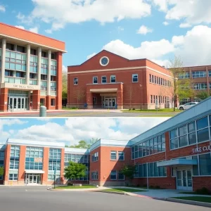 Multiple Atlanta Public Schools buildings showcasing different occupancy levels.