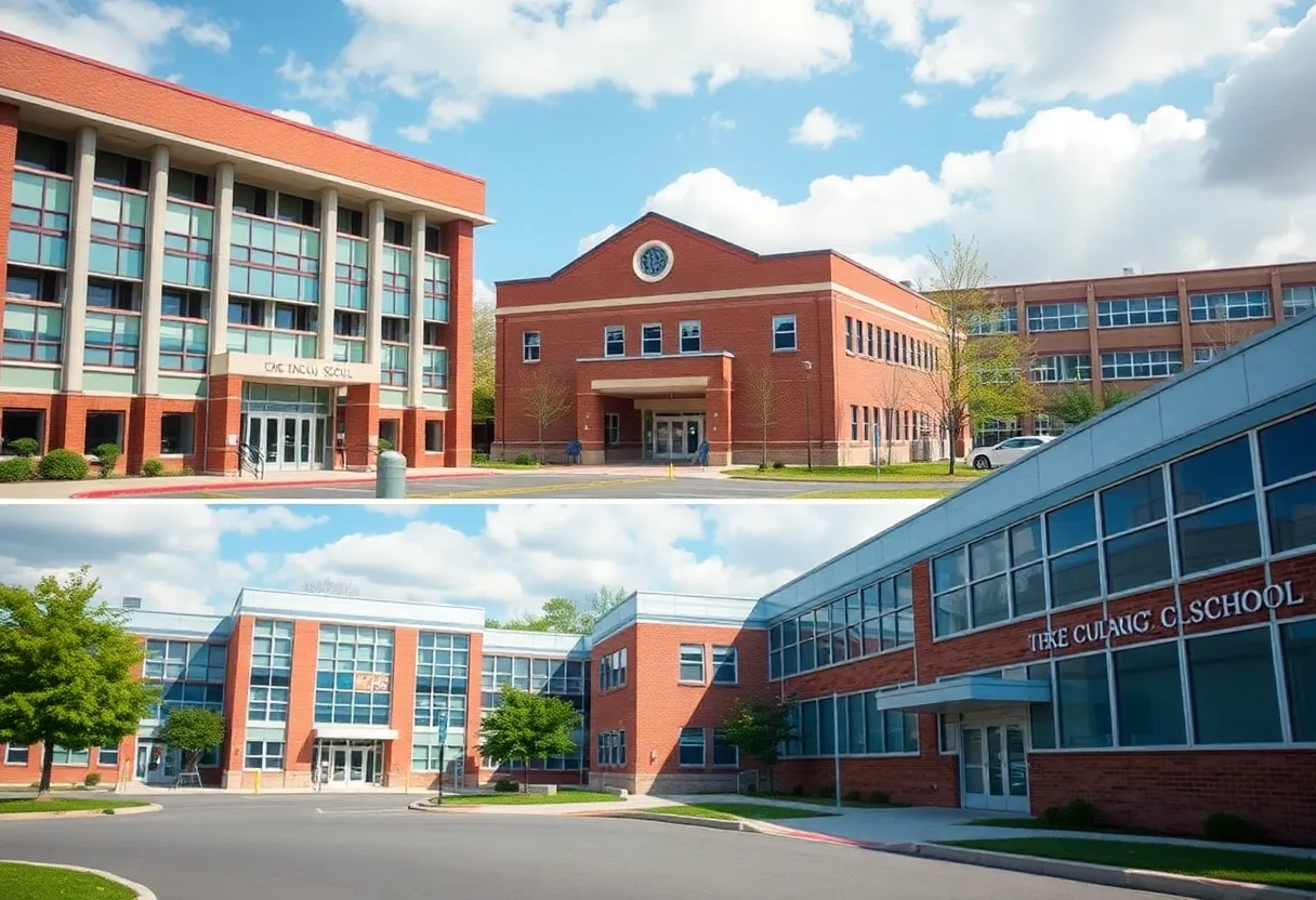 Multiple Atlanta Public Schools buildings showcasing different occupancy levels.