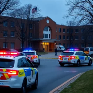 Police response to bomb threat at Atlanta school